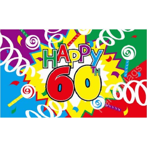 Happy Birthday Banner 60s | BirthdayBuzz