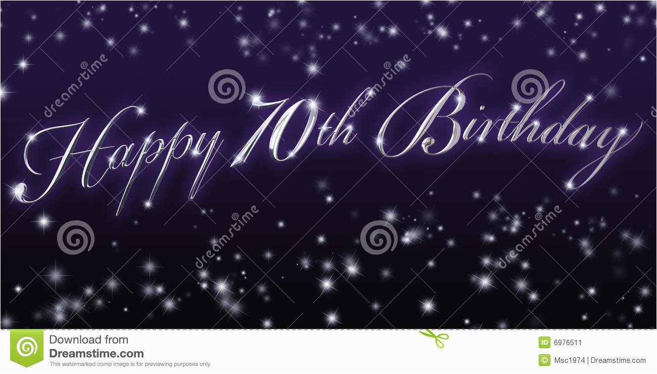 stock image happy 70th birthday banner image6976511