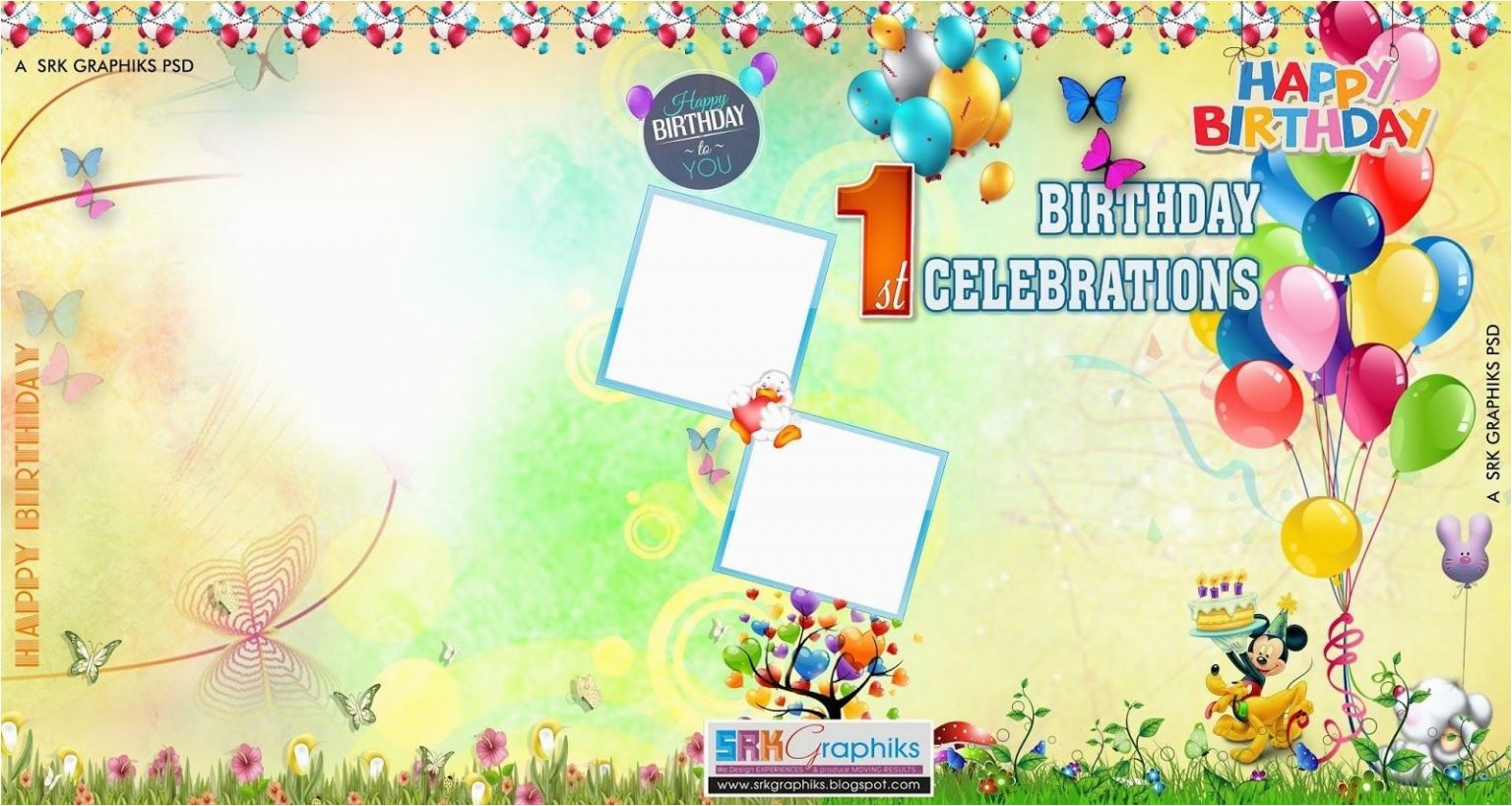 Happy Birthday Banner Background English Birthday Flex Banner Design 