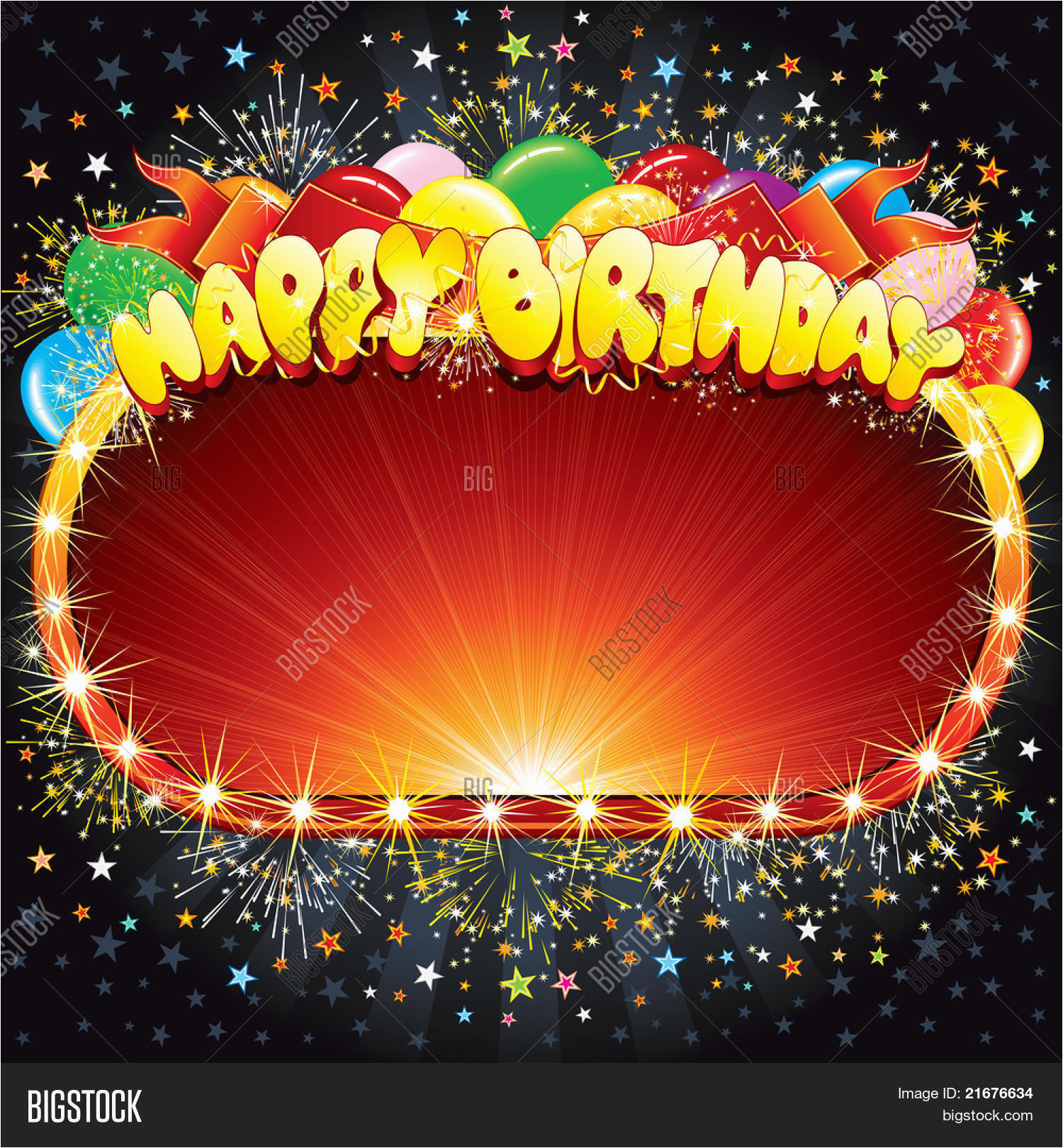 stock vector happy birthday vector background for your congratulations