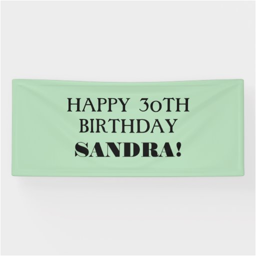 any age mint green black happy birthday banner 256732876452437947