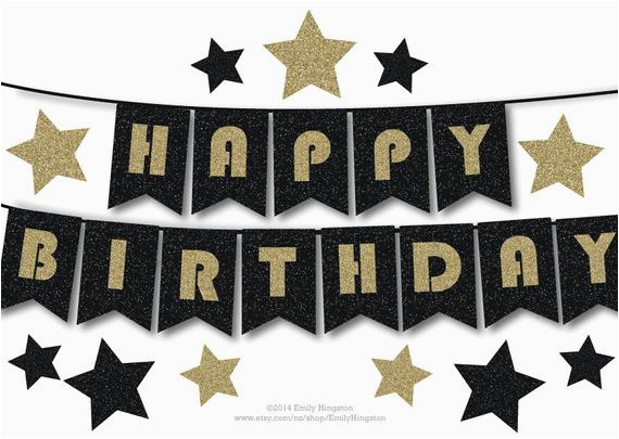 happy birthday bunting banner printable