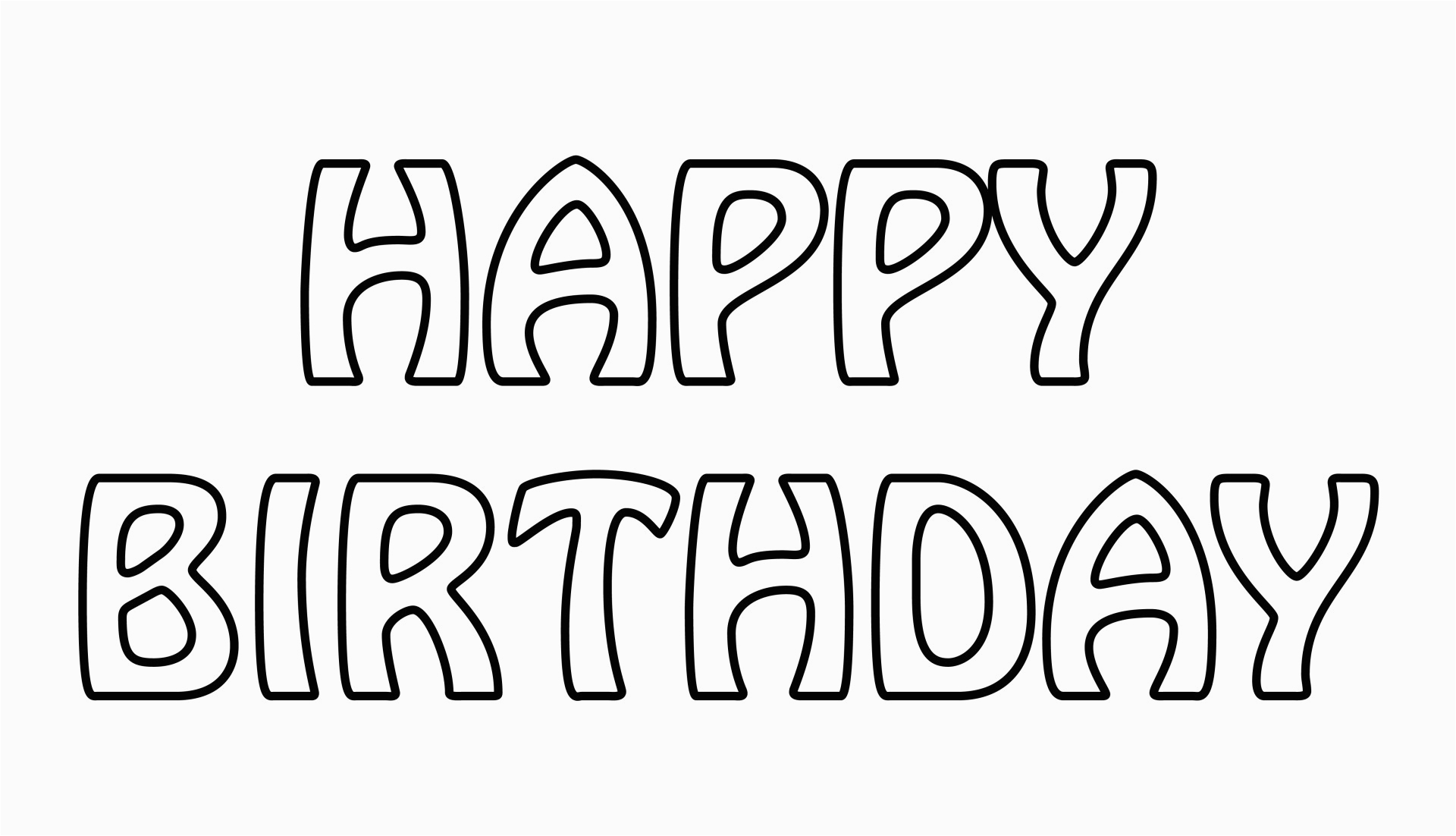 view image image 39419 picture happy birthday text outline