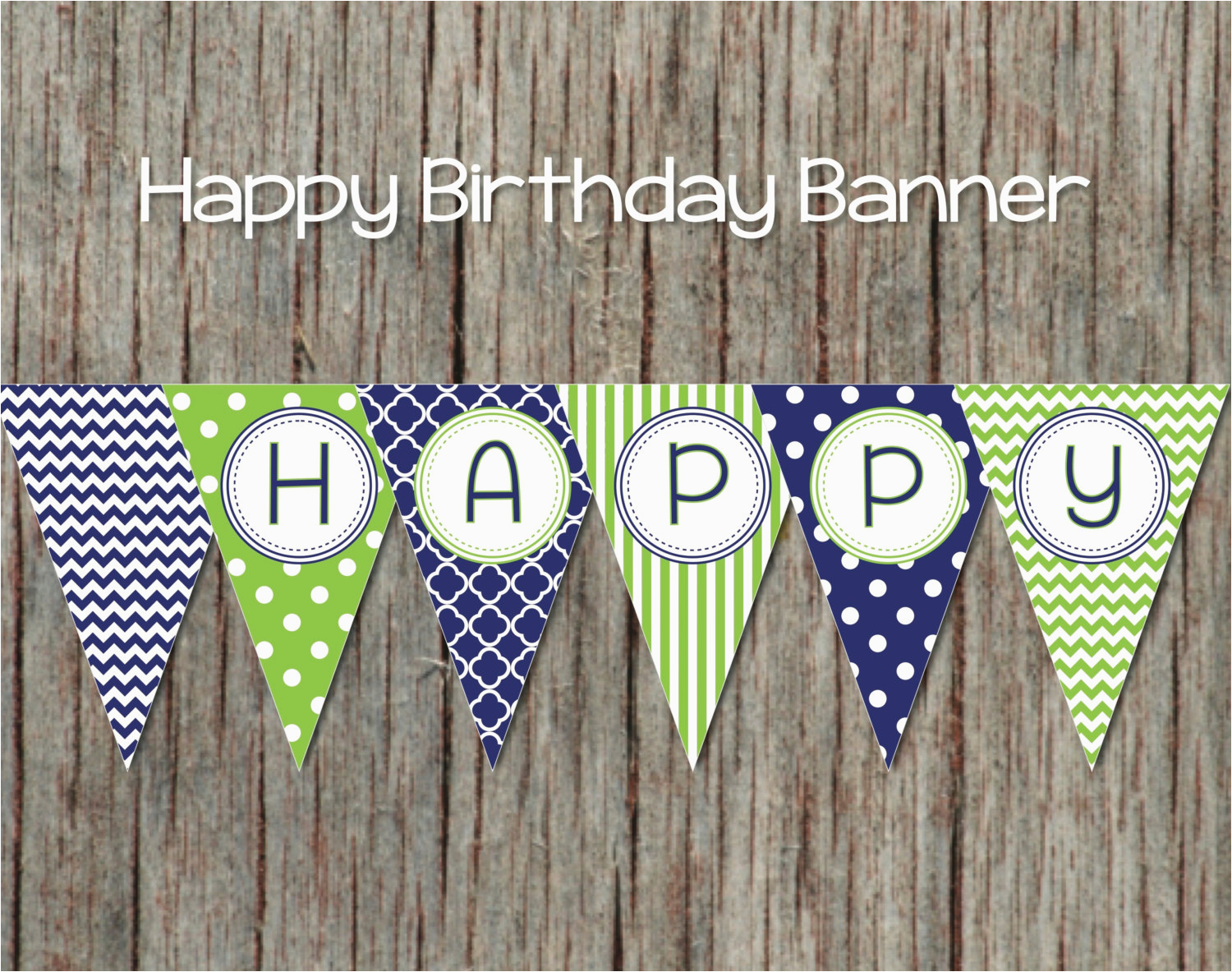 printable birthday banner diy happy birthday banner digital party 003