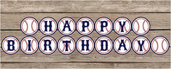 instant download baseball happy birthday