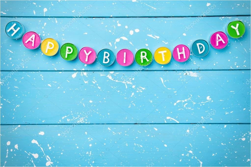 stock photo colorful happy birthday background