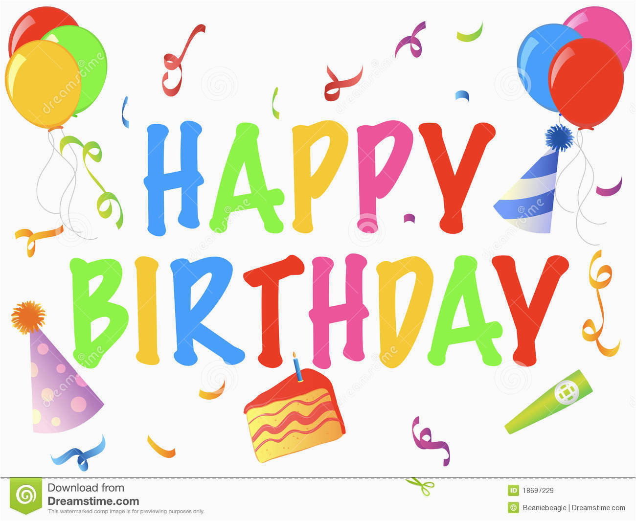 royalty free stock images happy birthday banner image18697229