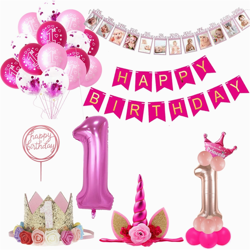 Happy Birthday Banner for 1 Year Old | BirthdayBuzz