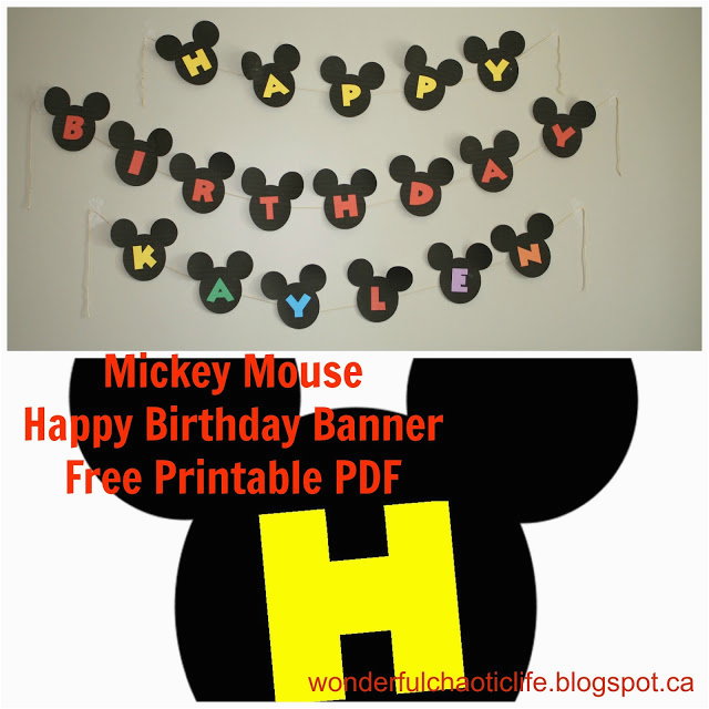 mickey mouse birthday party free