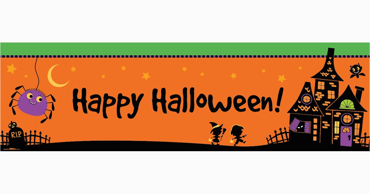 trick or treat halloween banner