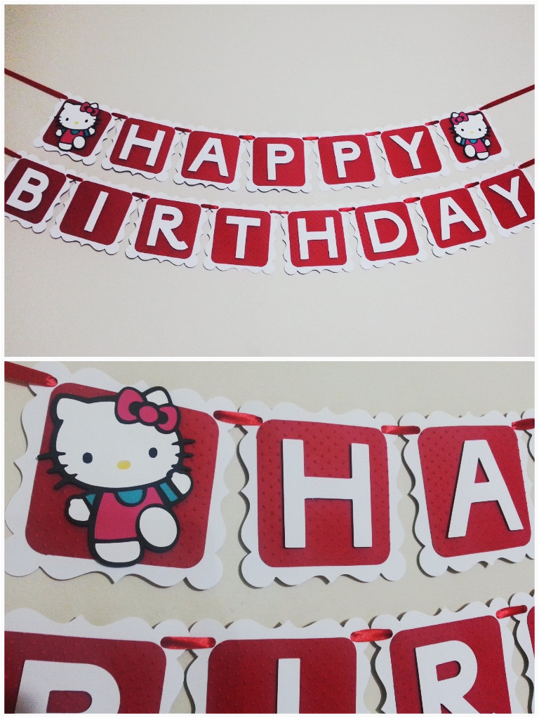 hello kitty banner happy birthday