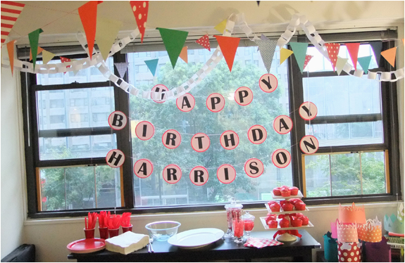 diy happy birthday banner