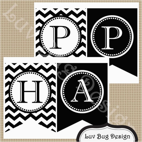 instant download printable black and