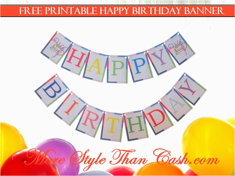 printable birthday banner