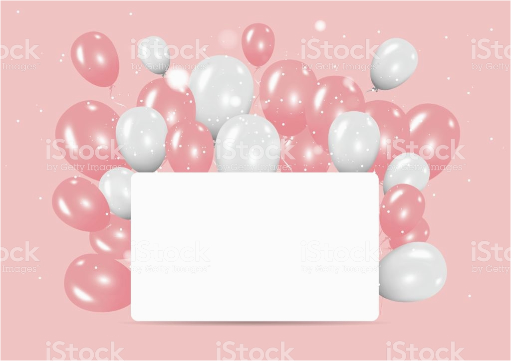 color pastel with happy birthday balloons banner background minimal concept vector gm688531478 126812757