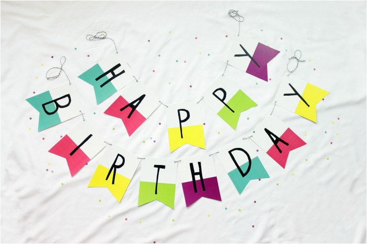 free printable banner birthday