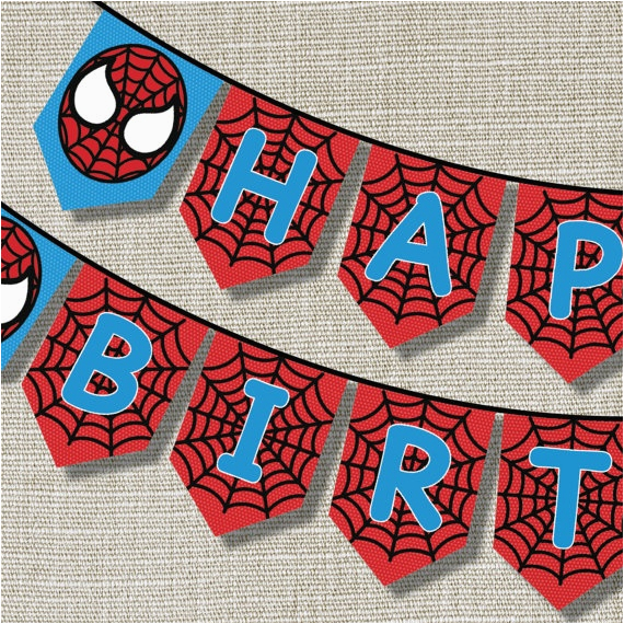 spiderman happy birthday