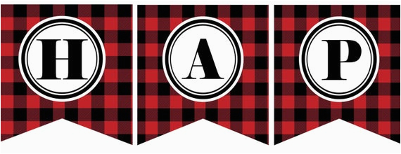 instant download red black buffalo plaid 3