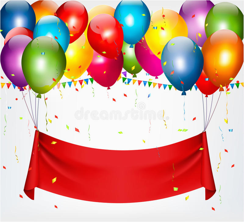 stock illustration happy birthday banner background vector image56826861