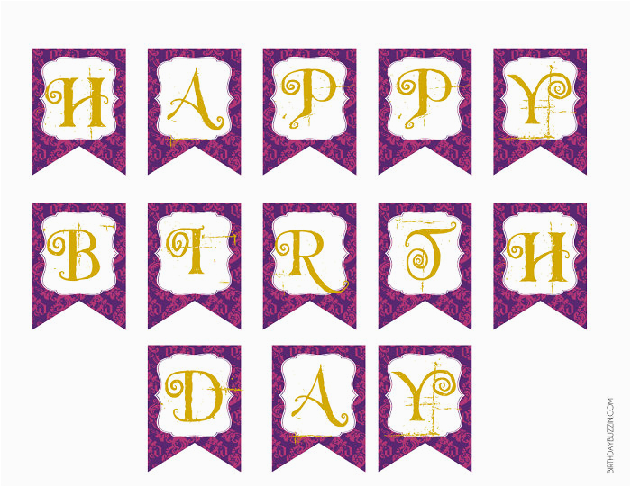 ever after high printable happy birthday