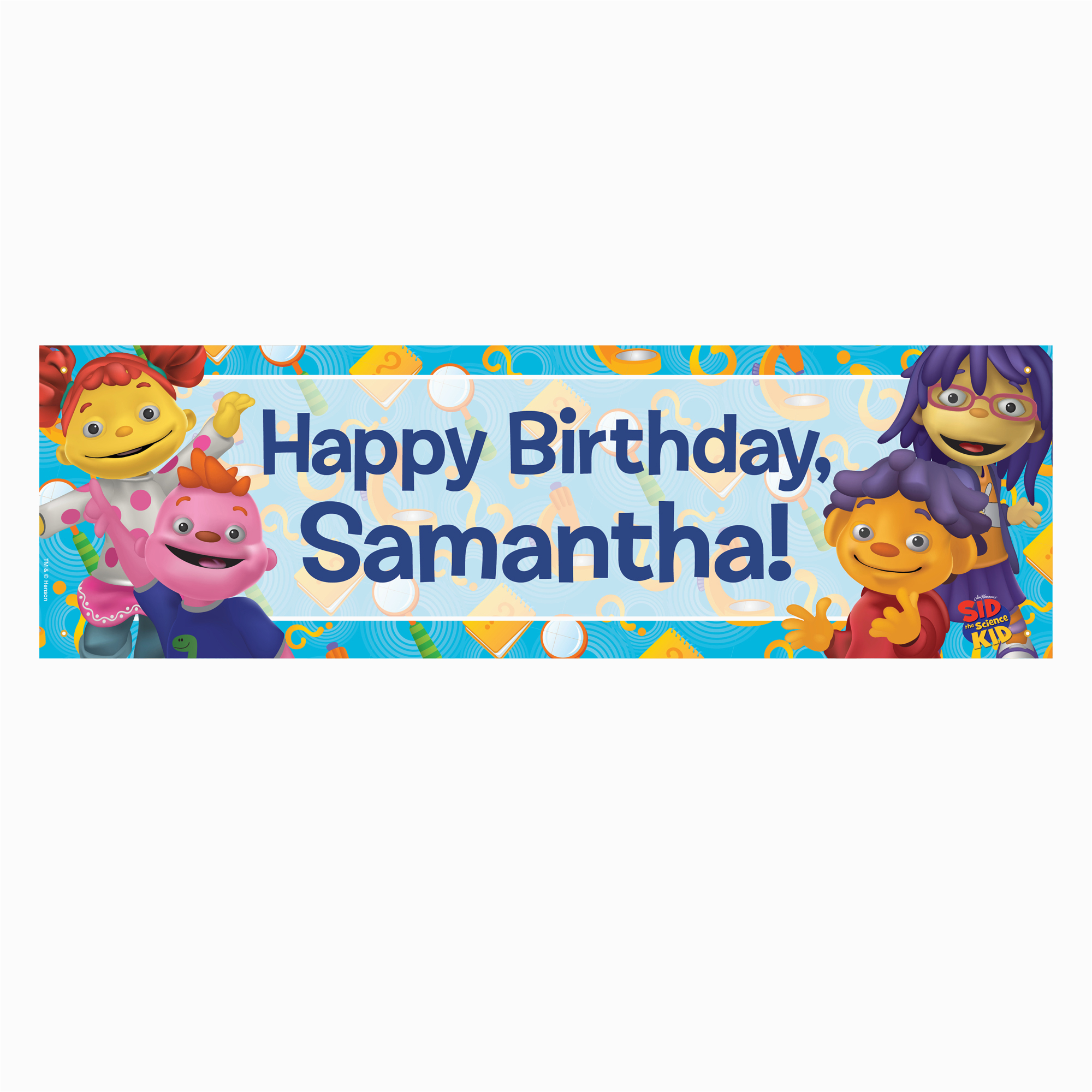 sid the science kid happy birthday banner