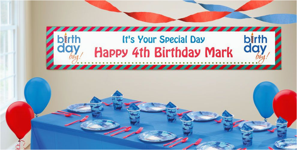 boys happy birthday banners do