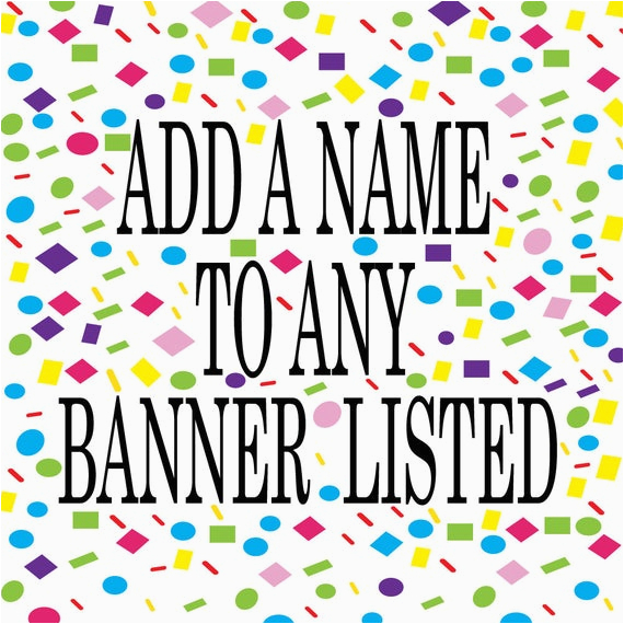 add a name banner to any banner listed