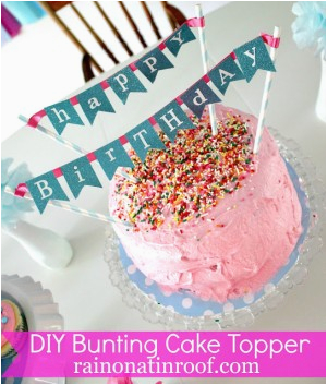 diy birthday party banner tutorial 2