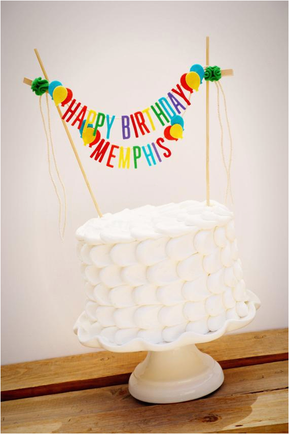 personalized cake banner happy birthday