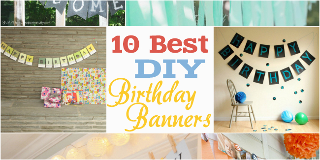 10 best diy birthday banners
