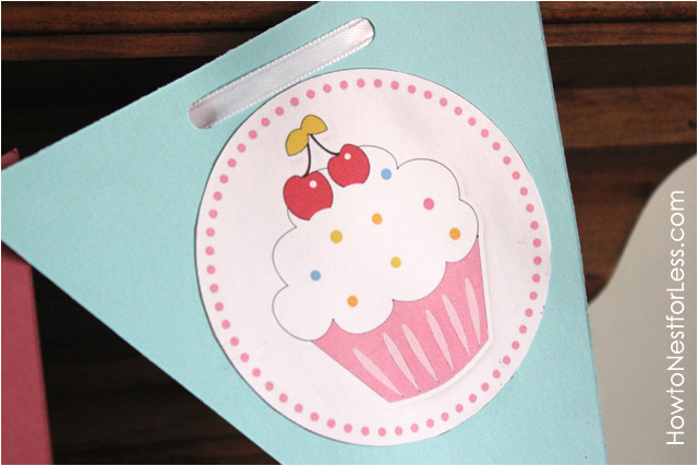 cupcake themed birthday party with free printables