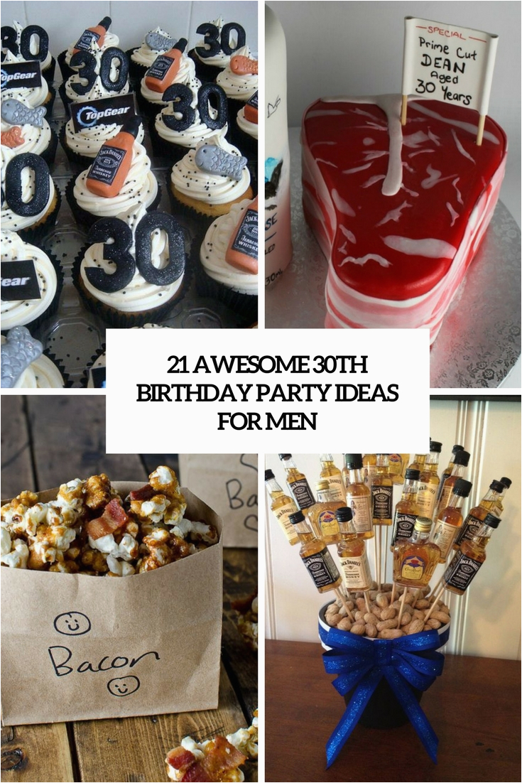 30th men birthday party ideas