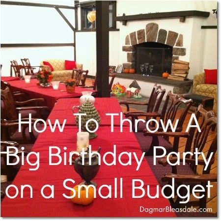 40th birthday party ideas on budget