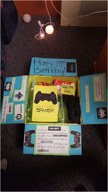 Ideas Romantic Birthday Gifts for Husband Gamer Care Package Cute Couple Stuff Birthday Gifts