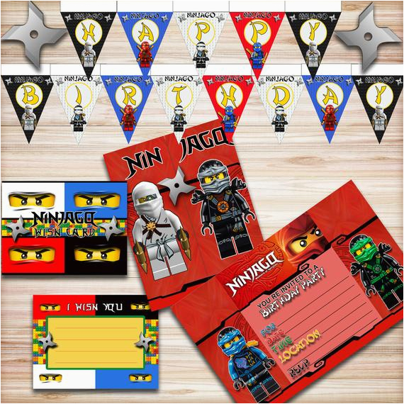 lego ninjago birthday party kit ninjago