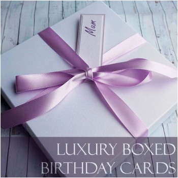 luxury boxed birthday cards