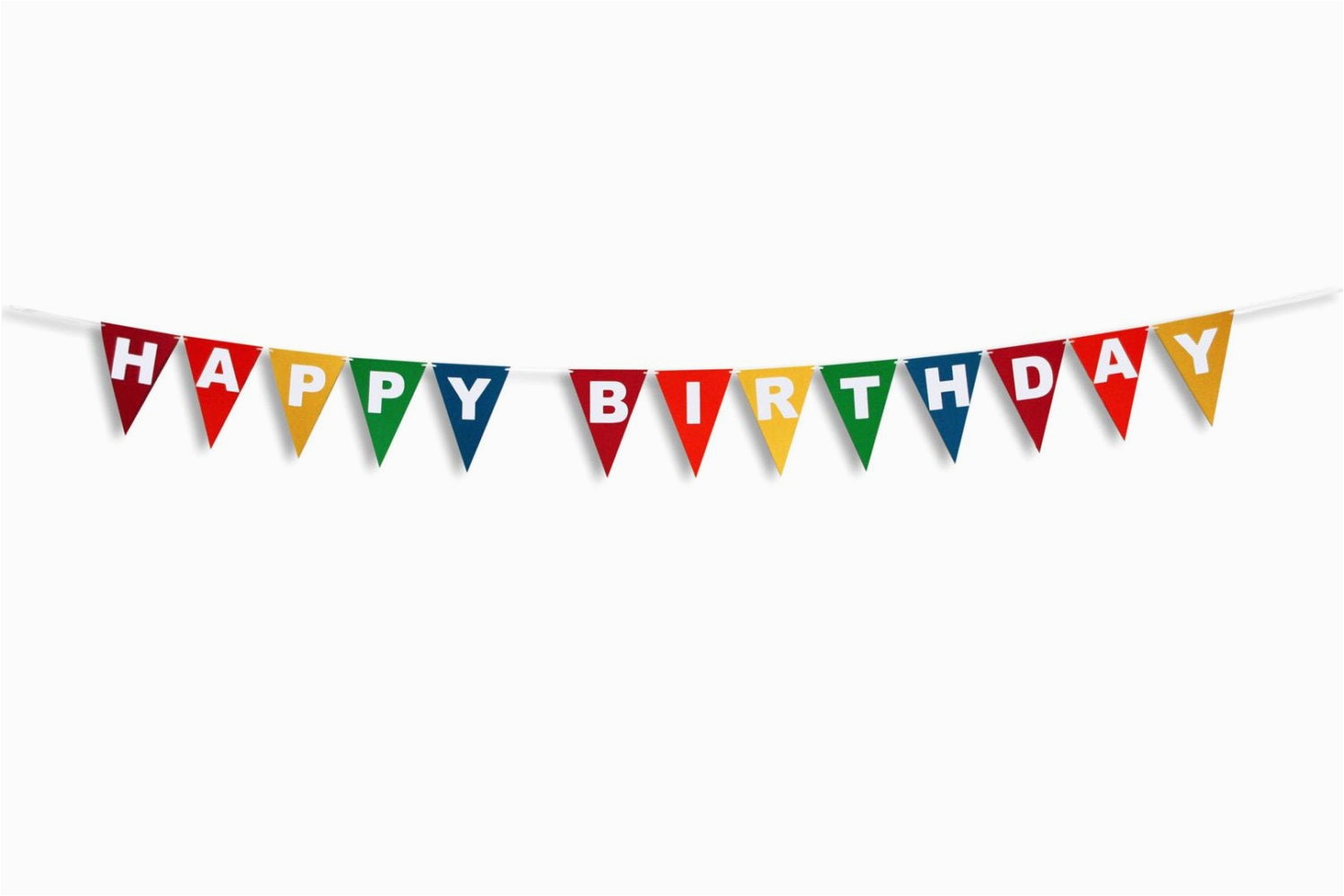 happy birthday flag banner happy