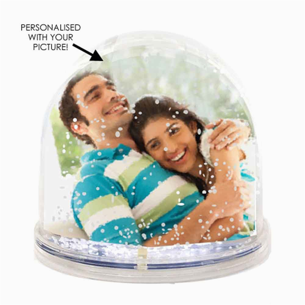 personalised snow globe md2998