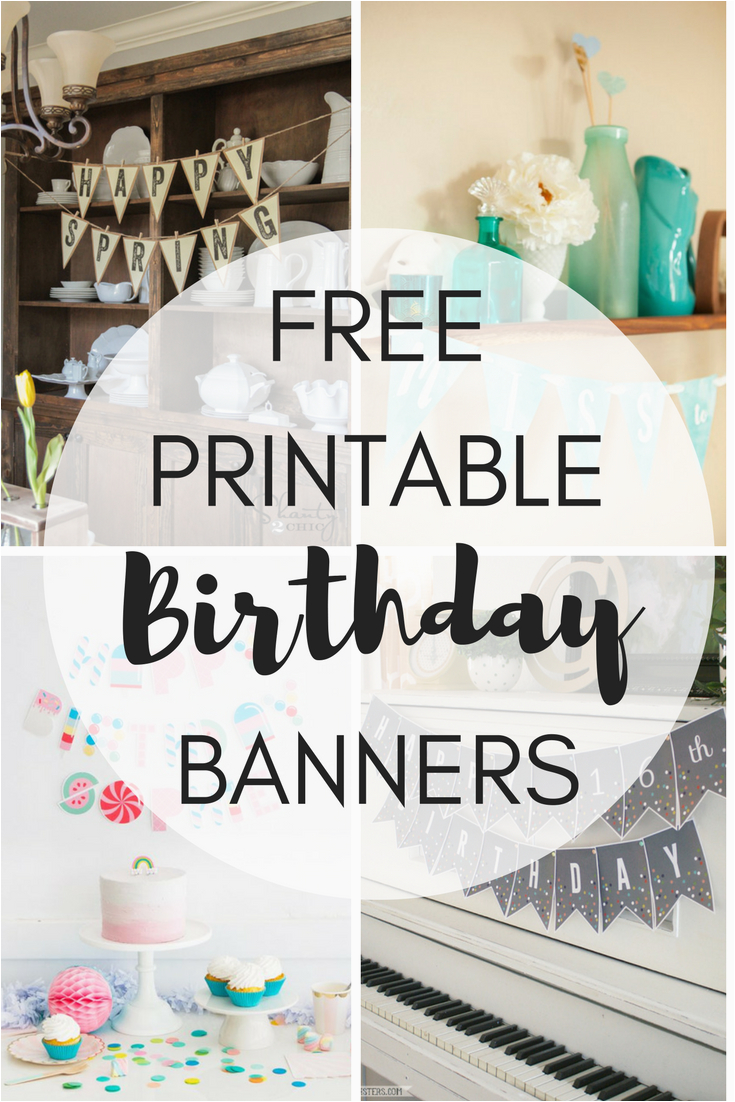 Download Printable Happy 13th Birthday Banners | BirthdayBuzz