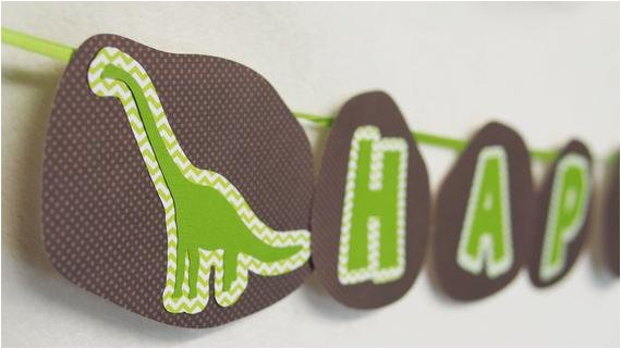 dino dig dinosaur happy birthday banner