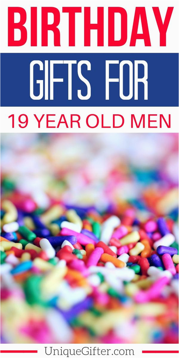 birthday gifts for 19 year old men