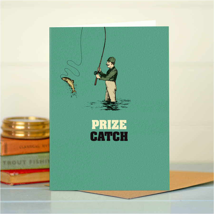 gentlemen s fishing birthday card
