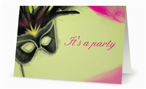 masquerade party invitations