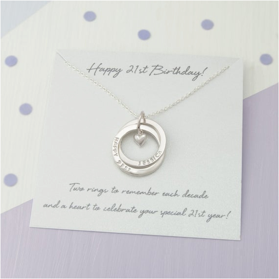 personalised 21st birthday gift for her