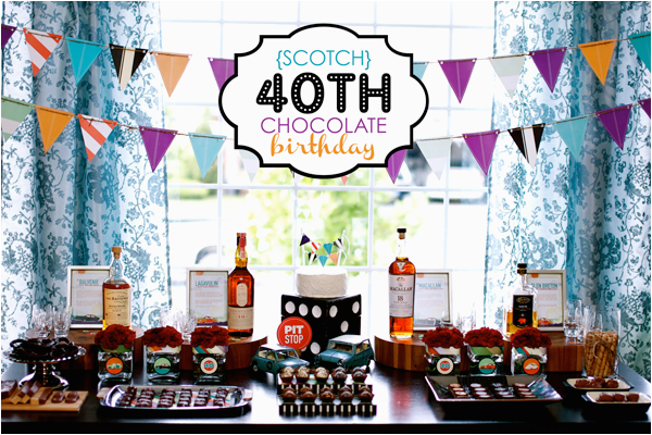 40th birthday party ideas adult