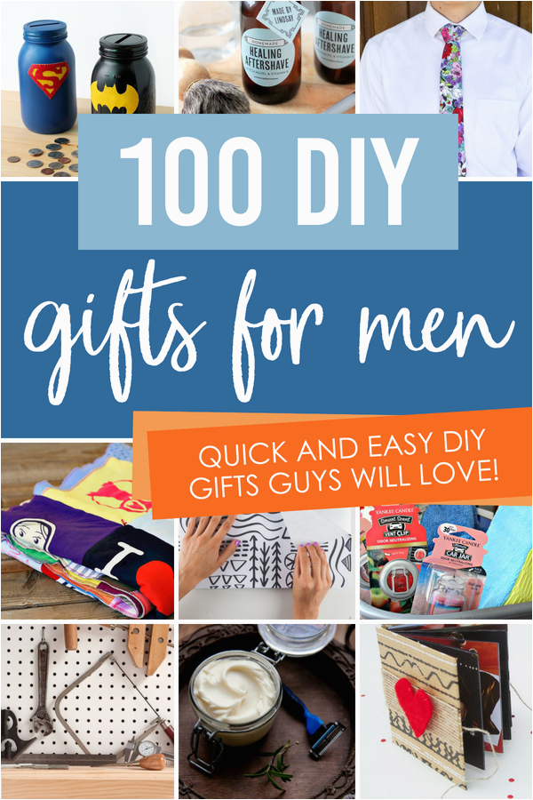 diy gift ideas for your man