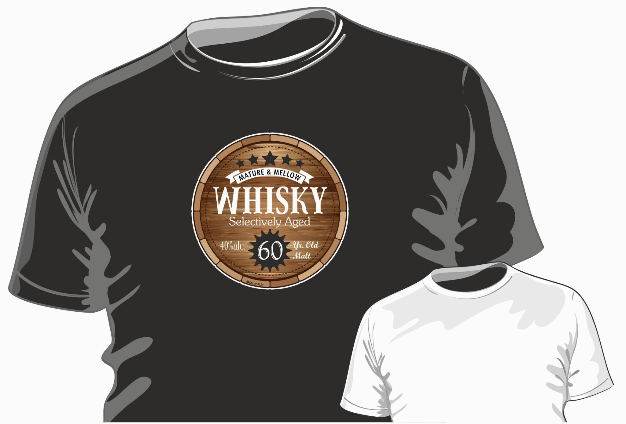 funny 60 year old malt whisky barrel motif for 60th birthday occasion anniversary gift mens or ladyfit t shirt 15307 p