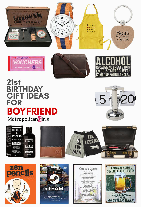 Best 21st Birthday Gifts For Boyfriend