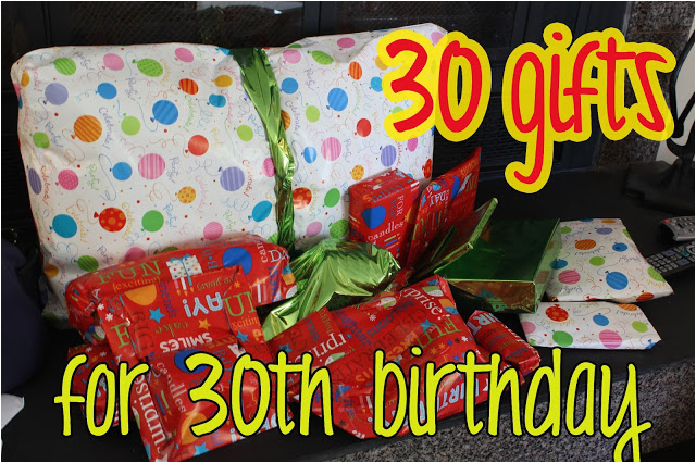gift idea 30 gifts for 30th birthday