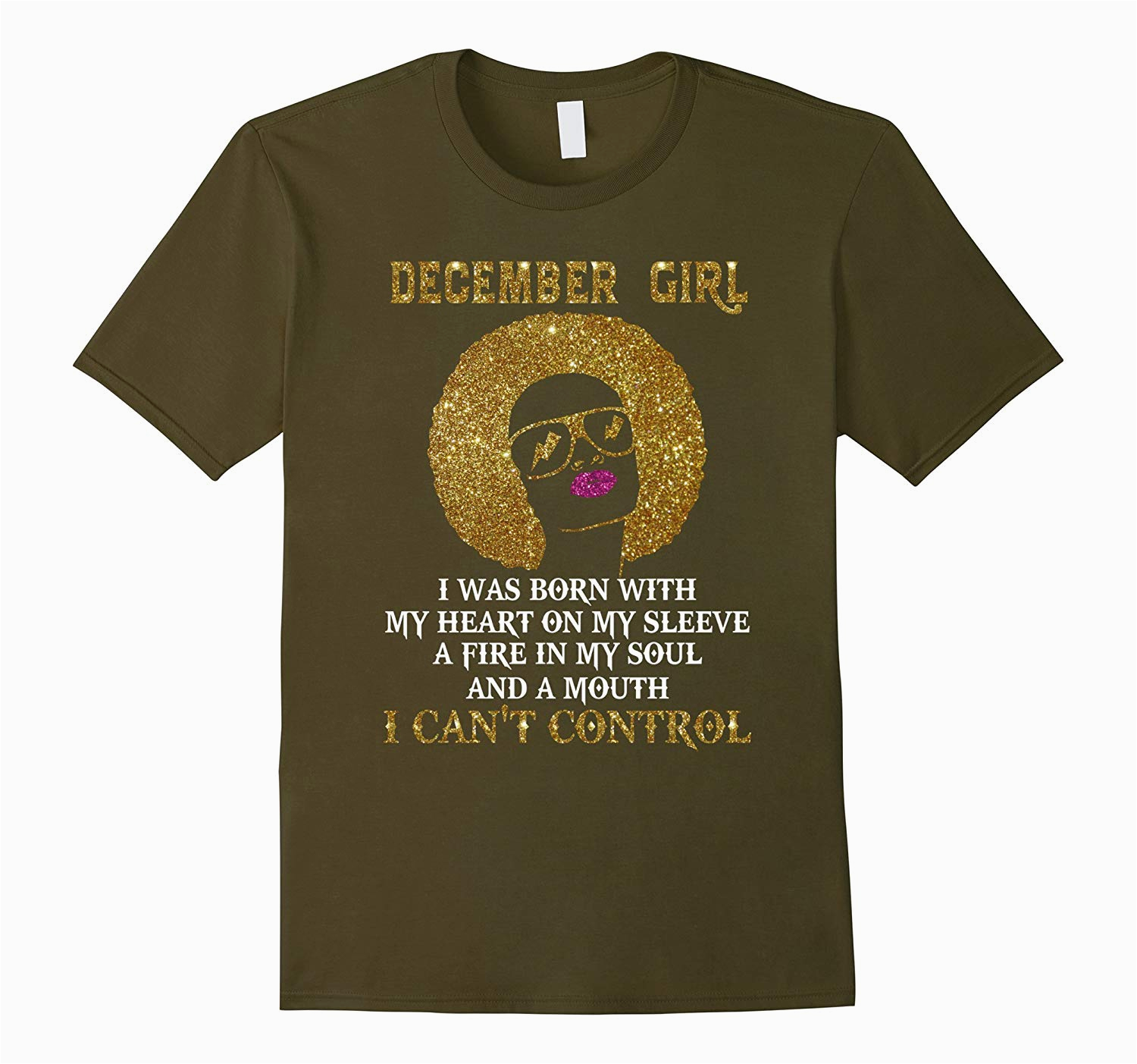 womens im a december girl funny birthday gift t shirt rt